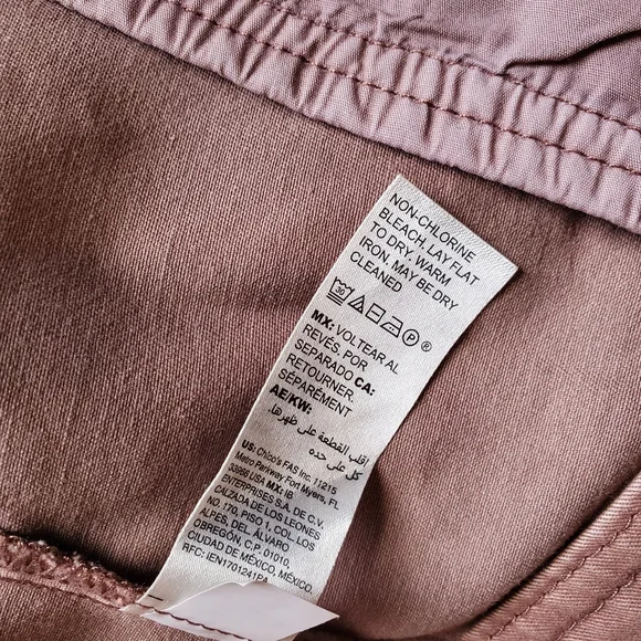 White House Black Market Petite washed denim rose twill jacket - Picture 8 of 13